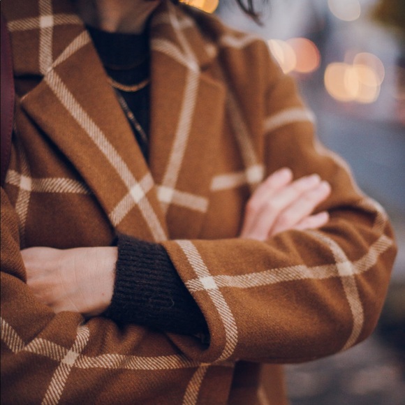 Madewell Windowpane Elmcourt Coat - Picture 11 of 15